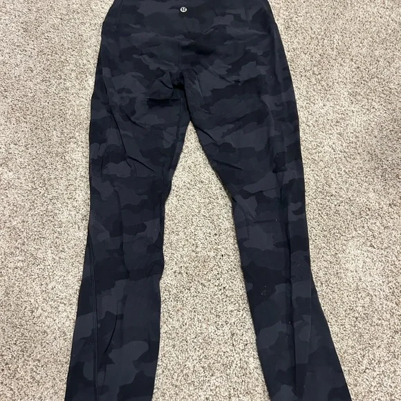 Lululemon Dark Camo Leggings - Picture 2 of 3
